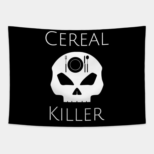 Cereal killer halloween gifts Tapestry by cypryanus