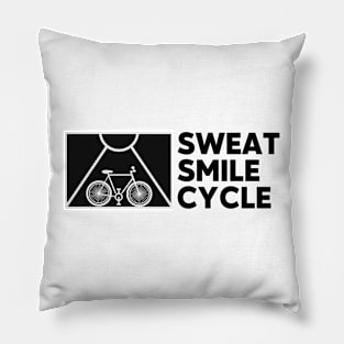 Sweat smile cycle Pillow