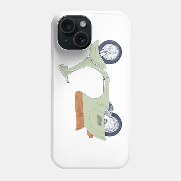 Vespa Phone Case by speakerine