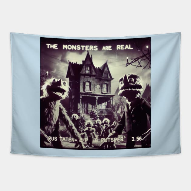 The Monsters Are Real Tapestry by Dead Galaxy