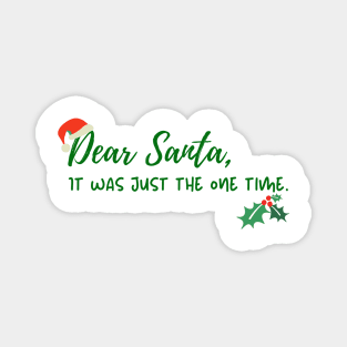 Dear Santa Magnet