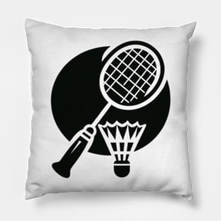 Badminton Graphic Pillow