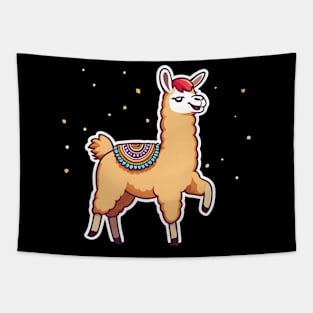 Laughing llama Tapestry