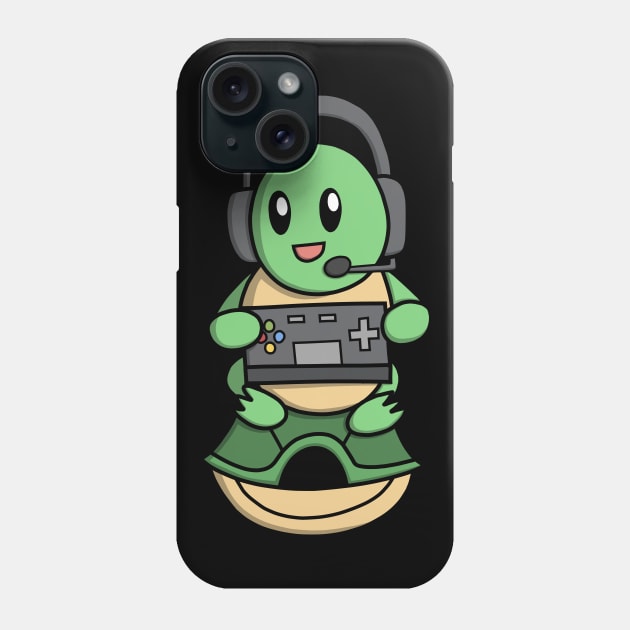 Turtle Gamer Phone Case by pako-valor