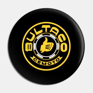 Bultaco Cemoto Yellow Pin