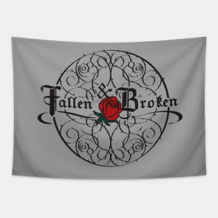 Fallen And Broken - logo Tapestry