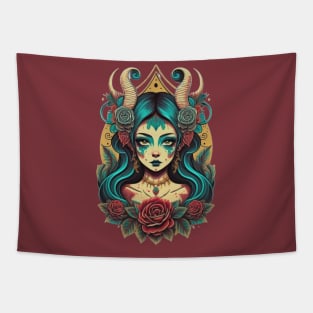 Dignified Magical Woman Tapestry