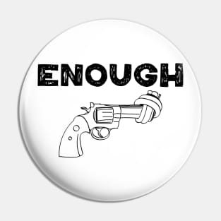 Knotted Gun Enough Wear Orange End Gun Violence Awareness Pin