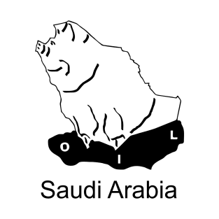 A funny map of Saudi Arabia T-Shirt