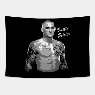 Dustin Poirier Black And White Tapestry