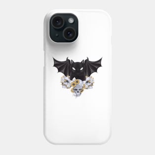 The Batcat Skull Phone Case