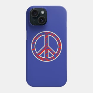 Buffalo Peace Sign Zebra Print Buffalo New York Phone Case