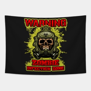 Zombie Infection Zone Tapestry