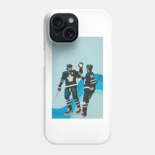 Auston Matthews and Mitch Marner painting Phone Case