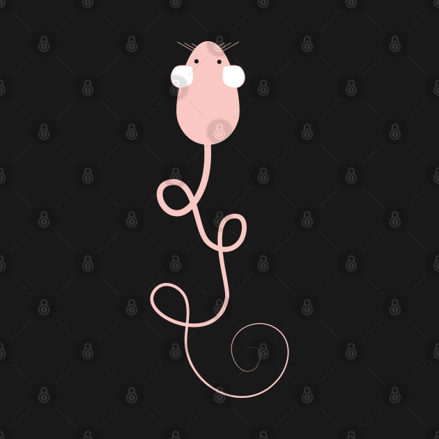 Mighty Pink Mouse by KeiKeiCreative