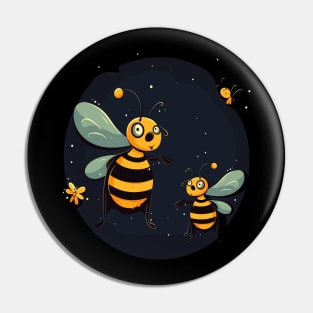 Bee Fathers Day Pin