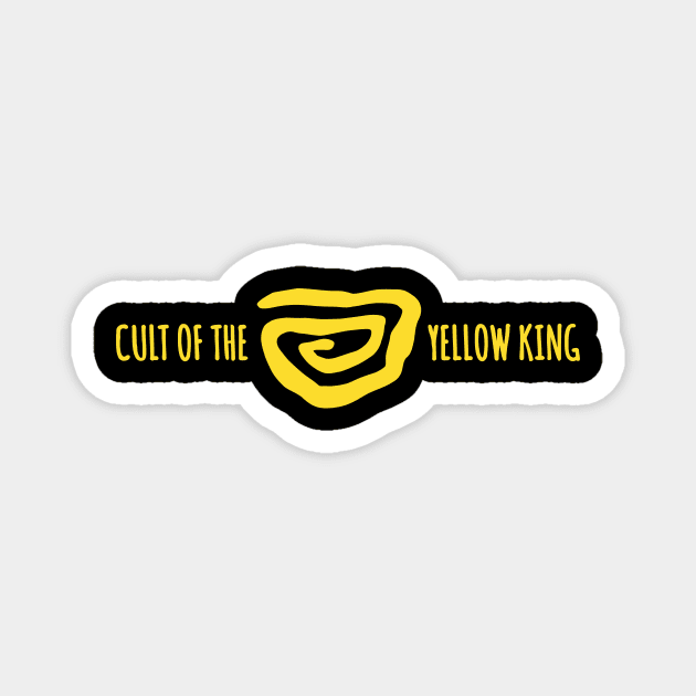 Yellow King Magnet by MindsparkCreative