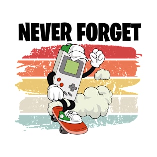 Retro Never Forget 80s 90s Throwback Vintage T-Shirt