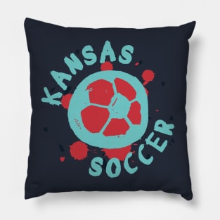 Kansas Soccer 02 Pillow