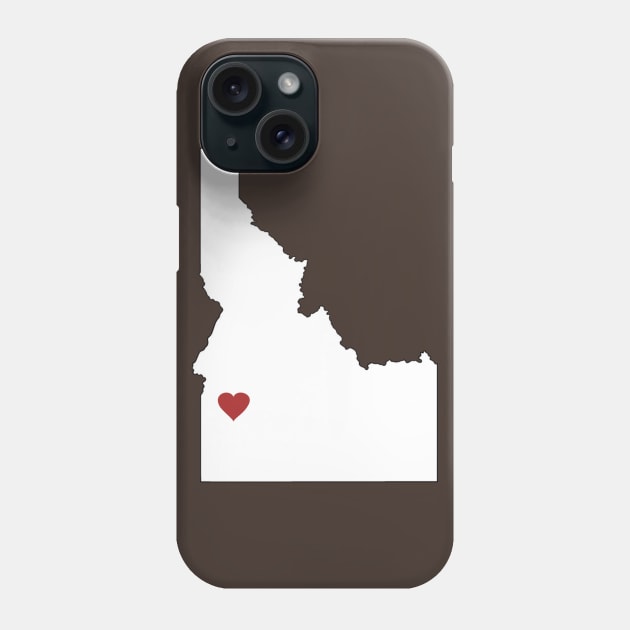 Idaho Loves Nampa/Caldwell/Meridian/Boise/Eagle Phone Case by MacGordonsEmporium