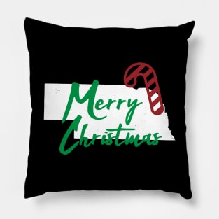 christmas in nebraska Pillow