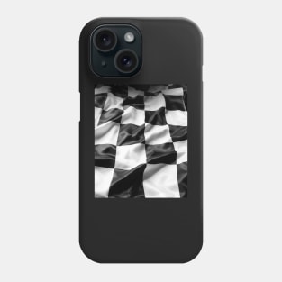 Checkered Flag in 3D First to the Chequered Flag Phone Case