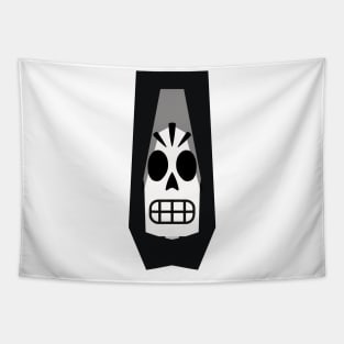 Manny Calavera - black reaper Tapestry