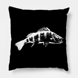 Perch white design Pillow