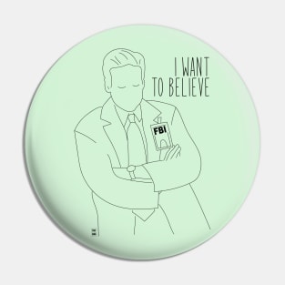 Fox Mulder Pin