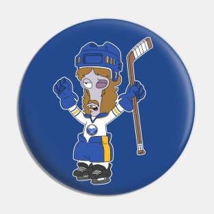 Roger Buffalo Hockey Pin