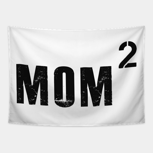 Mom of two kids - Mom 2 Tapestry by KC Happy Shop