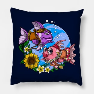 Fish Hippies Pillow