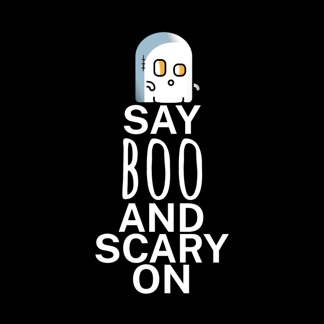 Say boo and scary on by maxcode