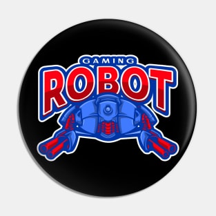 eSport Gaming Team Robot Pin