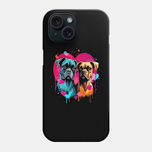 Boxer Couple Valentine Phone Case