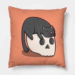 Skull Cat Pillow