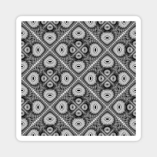 Monochrome pattern Magnet