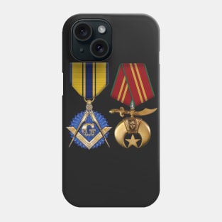 mason/shriner badges Phone Case