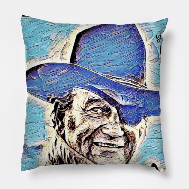 John_Wayne Pillow by Anung