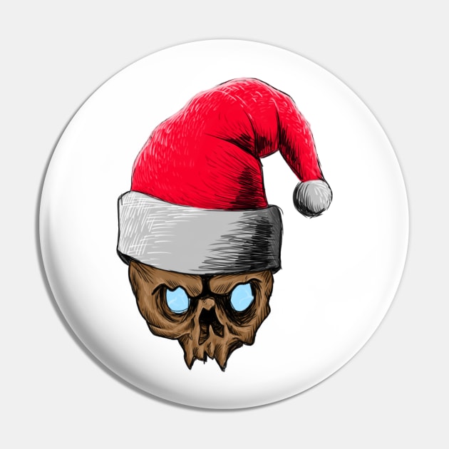 Skull santa Pin by Astrajingga