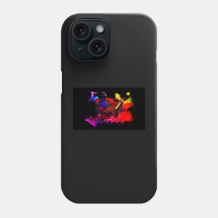 guitar music artist colorful Phone Case