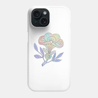 Dunkler Blütenkelch Phone Case