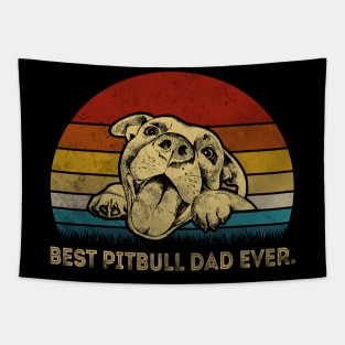 BEST PITBULL DAD EVER Tapestry