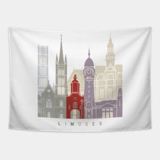 Limoges skyline poster Tapestry