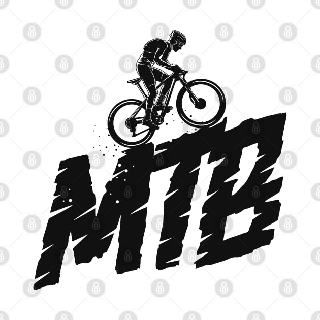 mountain biking by Planet of Tees