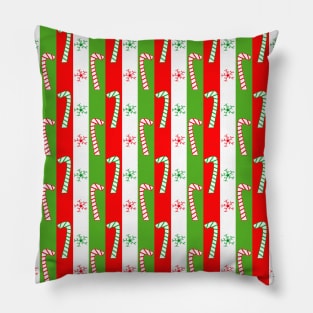 CHRISTMAS Candy Cane Stripes Pillow