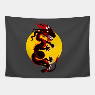 Black Dragon Tapestry