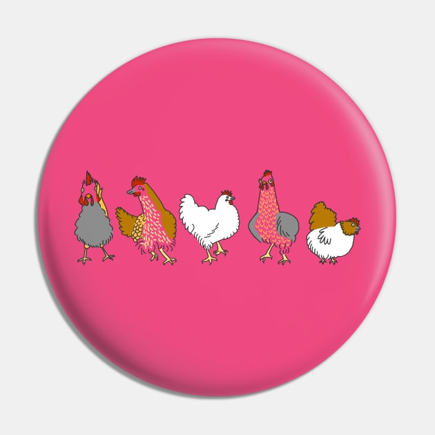 chickens in a line Pin by heartyearning