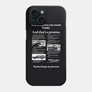 MORRIS MARINA - advert Phone Case