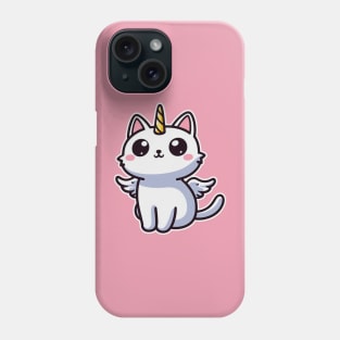 cat unicorn Phone Case